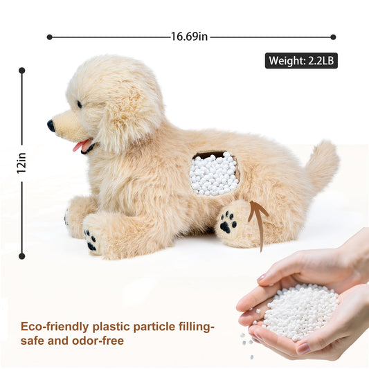 Golden Retriever Plush β Weighted Emotional Support Toy Gift