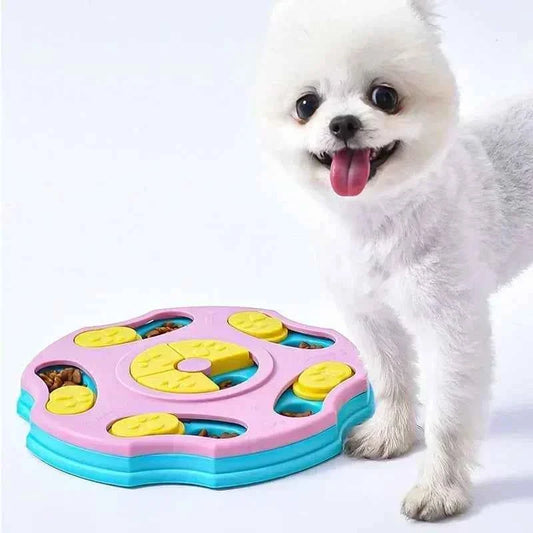 Dog Puzzle Slow Feeder Toy – Interactive Treat Dispenser for Mental Stimulation