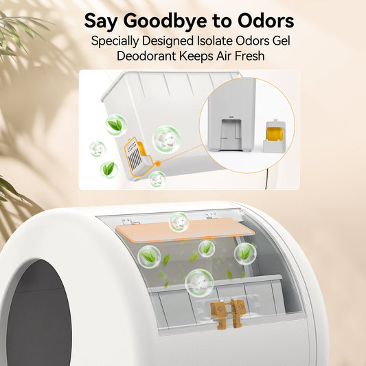 Smart Automatic Self-Cleaning Cat Litter Box