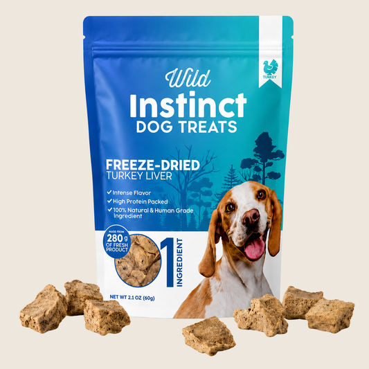 Freeze-Dried Turkey Liver Dog Treats | Single-Ingredient