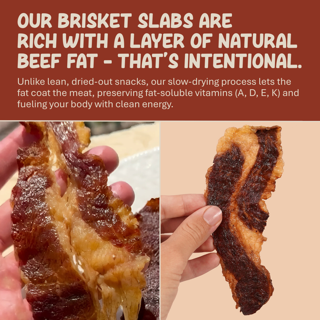 Grass-Fed Beef Brisket Slabs Dog Treats