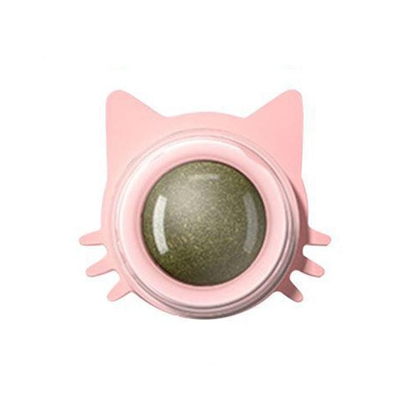 Interactive Catnip Lick Ball | Wall-Mounted Cat Toy