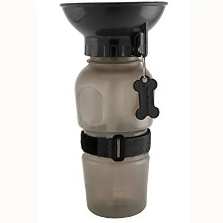 500ml Outdoor Portable Pet Water Bottle – Leakproof Dog & Cat Travel Cup with Drinking Bowl Feeder