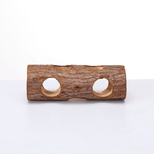 Hamster Solid Wood Pipe Bird Platform Rabbit Molar Dogs And Cats Toy Tree Tube