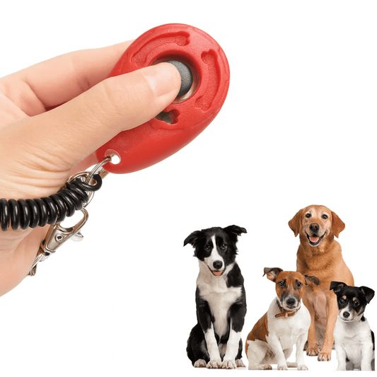 Pet Training Clicker with Adjustable Wrist Strap | Dog and Cat Training Aid