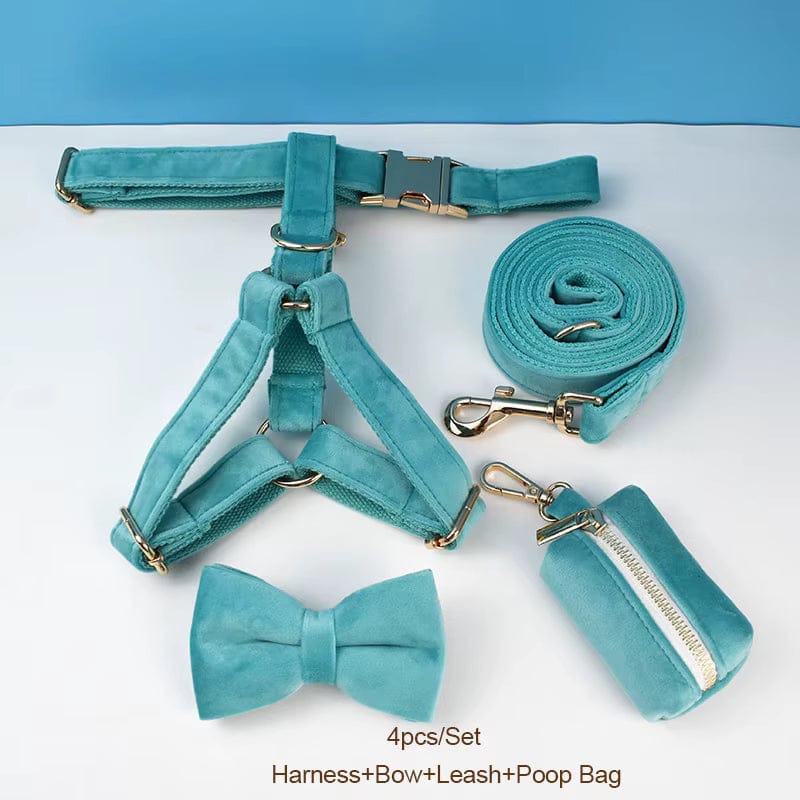 Turquoise Stone Velvet Set